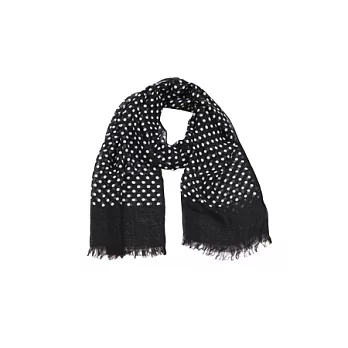 【UH】AURORA - 可愛點點薄披巾 -黑色