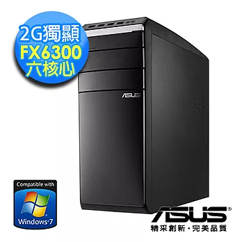 【ASUS】M51BC FX6300《終極冒險》六核心2G獨顯Win7電腦(630GA7E-G)★附 原廠鍵鼠組★