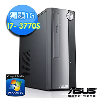 【ASUS】CP3130 i7-3770S四核心《福爾摩斯》WIN7獨顯桌上型電腦(37SAA7E)★附 原廠鍵盤滑鼠組★銀白