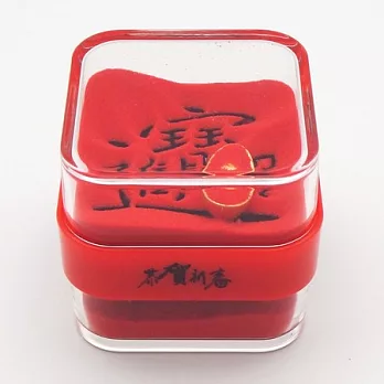 沙漏紙鎮-招財進寶恭賀新春