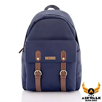 【美國 AIRWALK】型男筆電後背包(共三色)沈穩藍