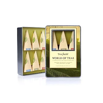Tea Forte 漫遊世界 ~6入絲質茶包 WORLD OF TEAS COLLECTION