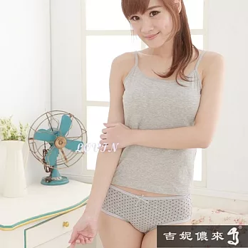 【吉妮儂來】舒適星點加大中低腰棉褲~6件組(隨機取色)FREE隨機取色