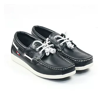 SNAIL蝸牛 經典傳統帆船鞋休閒系列(女生款)35黑色