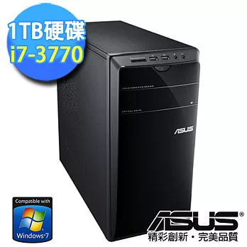 【ASUS】CM6730 i7-3770四核《刀光劍影》大容量Win7燒錄效能(377GA7A)★附 原廠鍵盤滑鼠組★