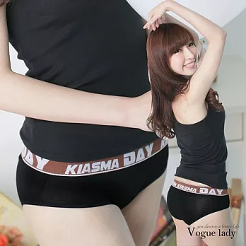 【VOUGE LADY】青春不敗寬版三角褲(深黑)M深黑