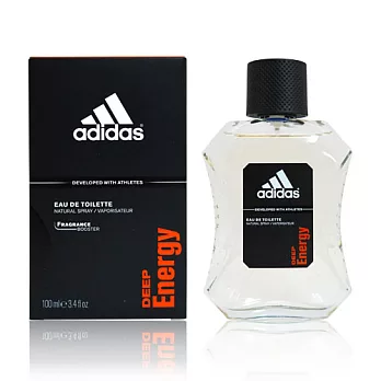 Adidas 愛迪達 DEEP ENERGY 完美勁能男性淡香水100ml
