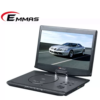 【EMMAS】15吋攜帶式DVD/有線類比電視 (PDV-9080)黑色