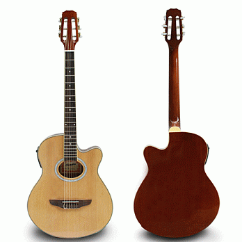 美國大廠 Memphis 單板薄桶 EQ含調音器 可插電仿古典民謠吉他(40吋) 加贈吉他厚袋+6配件