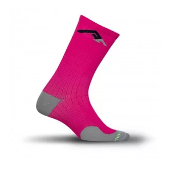 PRO COMPRESSION 運動壓縮中筒襪 粉紅色S粉紅色