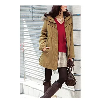 【cecile】百搭針織V領上衣S紅色