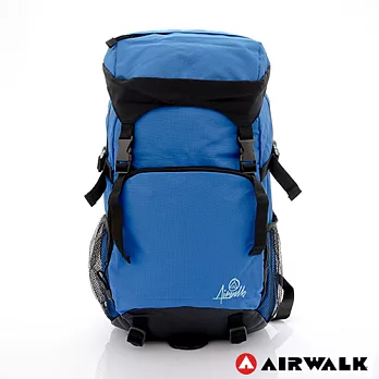 【美國 AIRWALK】飛行之星壓扣降落傘後背包(共二色)中藍