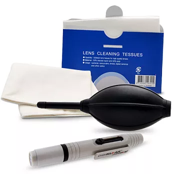 單眼相機吹球拭鏡筆四件組 LCD觀景窗款