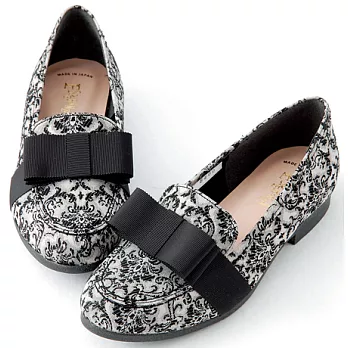 【UH】ESPERANZA - 黑白印花平底鞋22.5花色