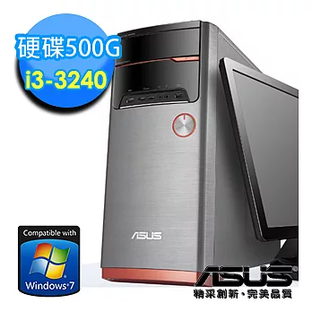 【ASUS】M32AA i3-3240《聖神降瑞》Win7卓越效能(324577A)★附原廠鍵鼠組★銀灰