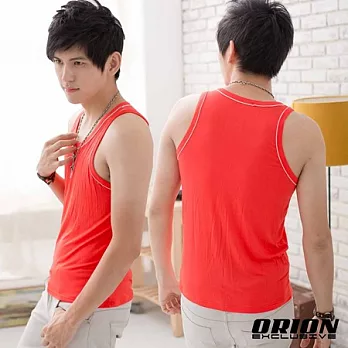 【ORION】超柔細服貼背心(橘)M橘