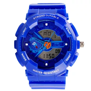 SKMEI-0929多功能冷光電子運動錶(藍色)