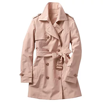 【cecile】花粉對策抗UV修身長版外套粉色/L