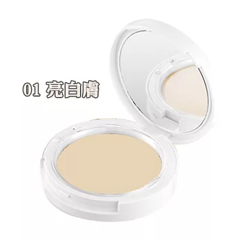 too cool for school 毛孔修飾完妝控油粉餅 10g (兩款供選)01亮白膚