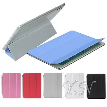 iPad Air 超級保護組(副廠 磁吸式 Smart Cover (可喚醒、休眠)+伴侶硬殼)_黑色