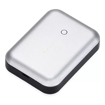 Just Mobile Gum++ 6000mAh 2.5A USB鋁合金行動電源-銀色