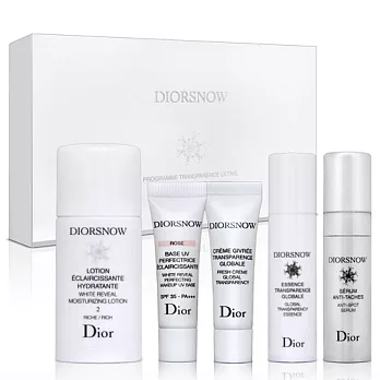 Dior迪奧 雪晶靈極緻透白體驗5件組