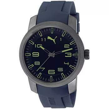 PUMA 爆發衝勁運動腕錶-深藍