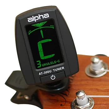 烏克麗麗專用 雙調模式(C/D調)3合1調音器(專業黑)