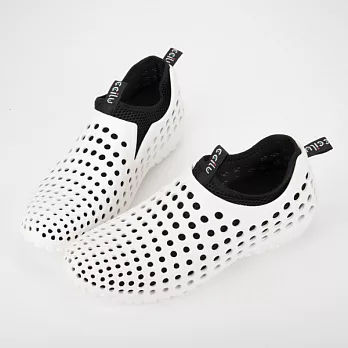 CCILU 馳綠 AMAZON 晴雨豆豆休閒鞋 (男款)8白x黑