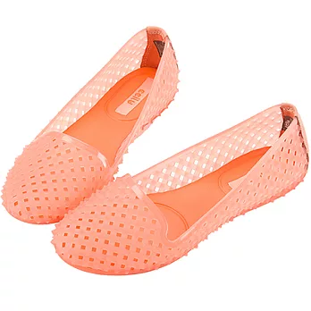 CCILU 馳綠 VALERIE 透視龐克晴雨娃娃鞋 (女款)6甜橘