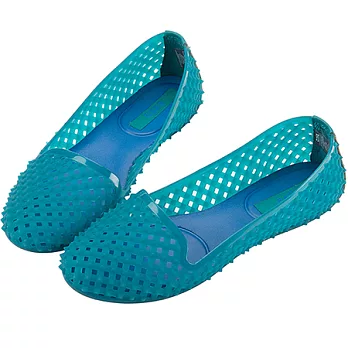 CCILU 馳綠 VALERIE 透視龐克晴雨娃娃鞋 (女款)6孔雀綠