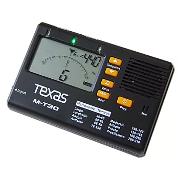 TEXAS 三合一 節拍/調音/定音器 (附拾音夾) M-T30