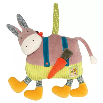 法國(Moulin Roty)可愛Monsieur Potiron小驢音樂安撫造型娃娃 (656042)