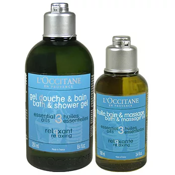 L’OCCITANE歐舒丹 鬆弛沐浴兩件組