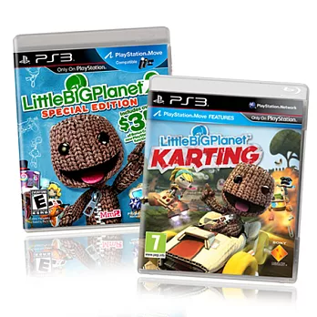 (預購) PS3遊戲《小小大星球 2 年度特別版》+《小小大星球 布娃娃也賽車》終極兒童包-亞洲中英文合版