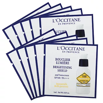 L’OCCITANE 歐舒丹 蠟菊煥白防護乳 SPF40 PA+++(1ml)X10入
