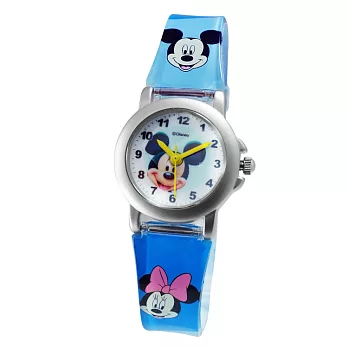 Disney米奇系列-可愛米奇鐵殼膠錶