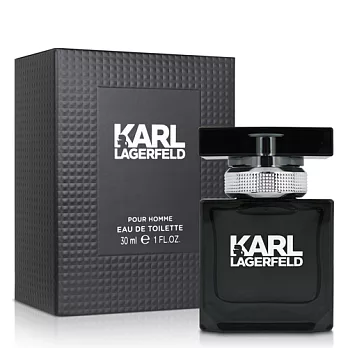 【即期品】Karl Lagerfeld卡爾•拉格斐 卡爾同名時尚男性淡香水(30ml)