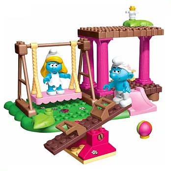 【MEGA BLOKS】 藍色小精靈鞦韆公園