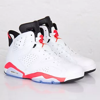 Nike Air Jordan 6代 喬丹 infrared 384664-123 藍球鞋 運動鞋8.5白紅