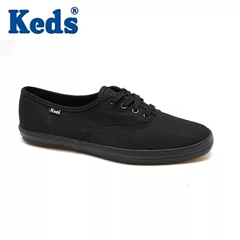 【KEDS】 萬年不敗經典素面帆布鞋5.5黑