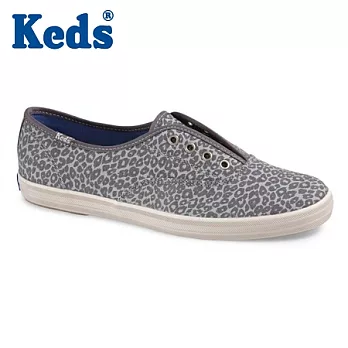 【KEDS】帆布鞋(WF44957) (炫豹紋)5.5神秘黑
