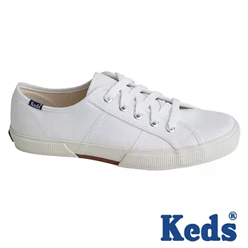 【KEDS 】卡本特純淨年代輕量帆布鞋5.5經典白