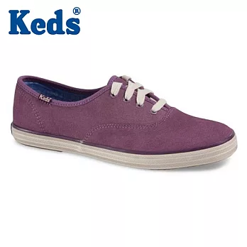 【KEDS】反毛皮休閒鞋(WH45106)5.5戀深紫