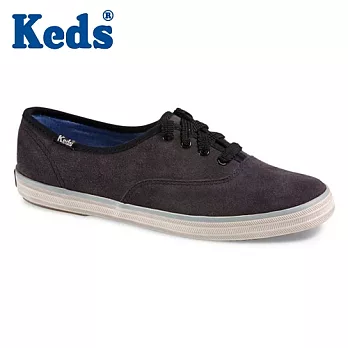 【KEDS】反毛皮休閒鞋(WH45107)6神祕黑