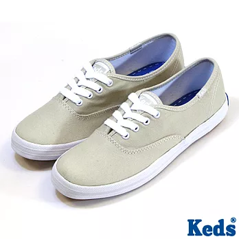 【KEDS】素面休閒帆布鞋(WF34300)5.5卡其