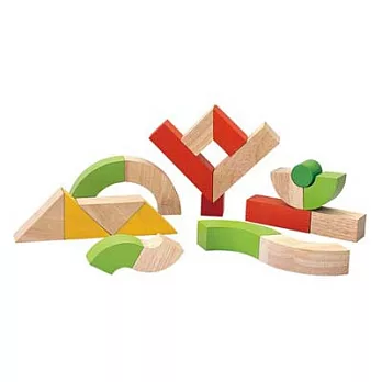 《PLAN TOYS》學齡前系列積木-扭轉積木組