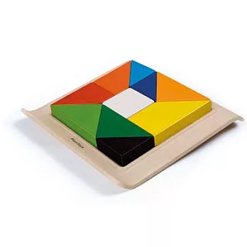 《PLAN TOYS》學齡前積木-PLANWOOD旋轉拼圖