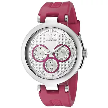 【EMPORIO ARMANI】)義大利精品-时尚三眼女錶AR0737