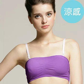 足下物語 百搭平口舒型Bra (S-L) (紫)S紫色